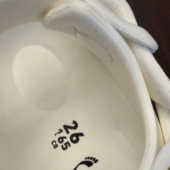 Birkenstock Kids White Sandals - Picture 2 of 3